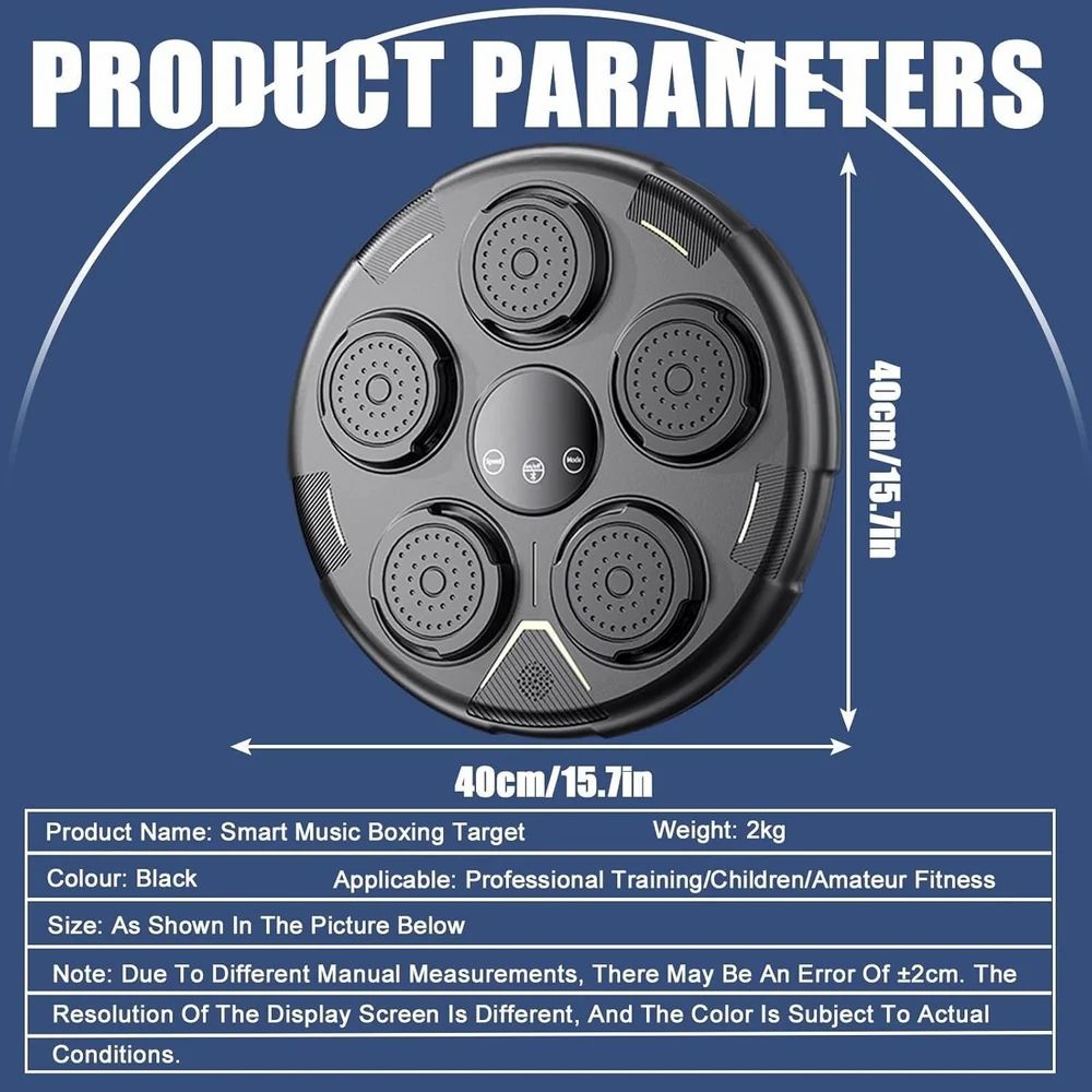 Intelligent music boxing target