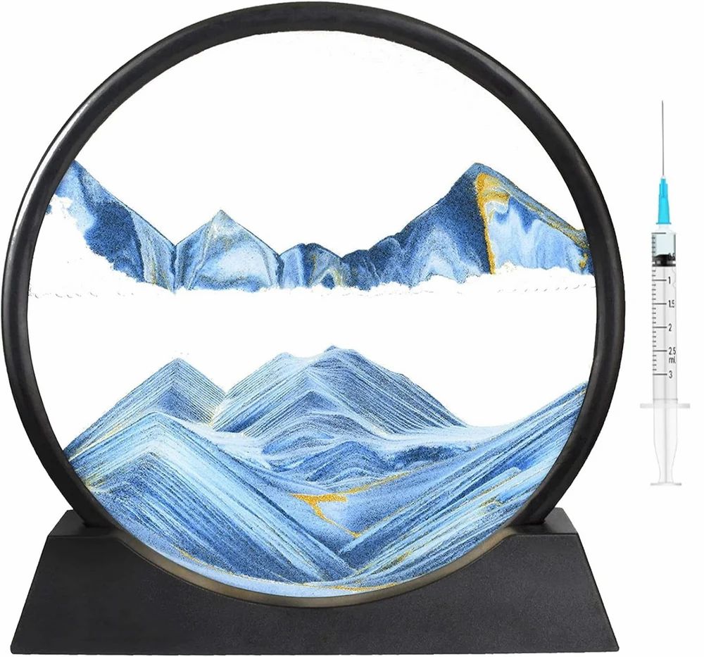 Moving Sand Art Creative Desktop Decoration 3D