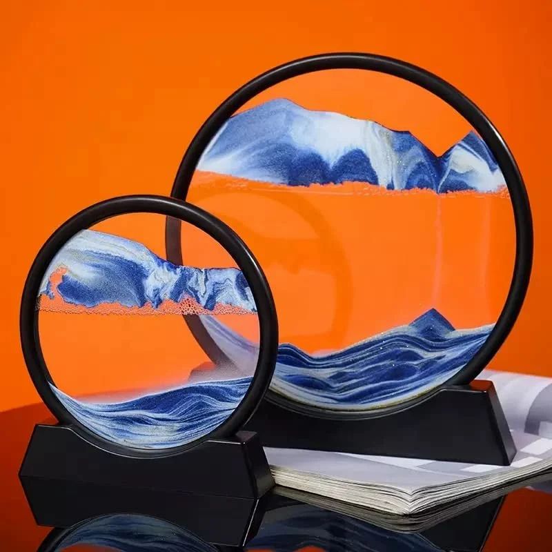 Moving Sand Art Creative Desktop Decoration 3D