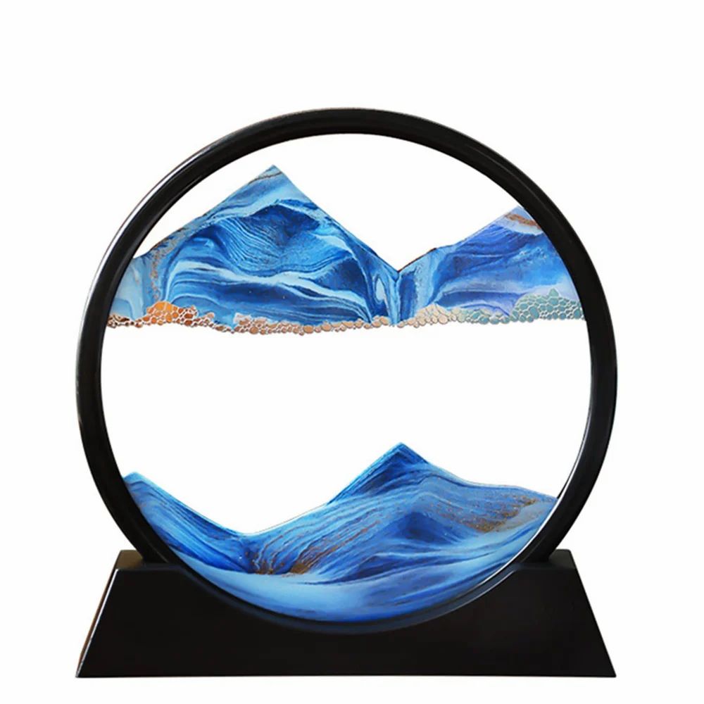 Moving Sand Art Creative Desktop Decoration 3D